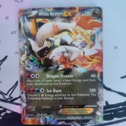 White Kyurem EX 103/149 Boundaries Crossed LP Pokemon Card TCG - Image 1