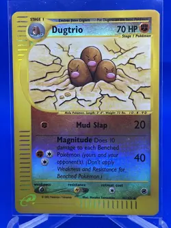 Pokemon Card TCG WOTC DUGTRIO 10/165 - EXPEDITION BASE SET REVERSE HOLO - (NM) - Image 1