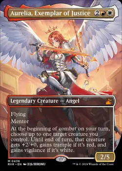[MTG] Aurelia, Exemplar of Justice (Borderless) (0436) (RVR) NM - Image 1