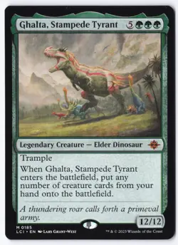 Ghalta, Stampede Tyrant M The Lost Caverns of Ixalan 185 NM - Image 1