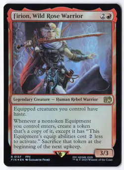 Firion, Wild Rose Warrior R FINAL FANTASY 137 NM - Image 1