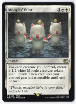 Moogles' Valor R FINAL FANTASY 27 NM - Image 1