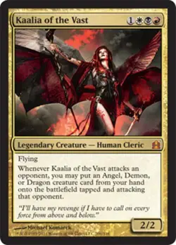 mtg magic kaalia of the vast ENGLISH kaalia de l'immensite commander - Image 1