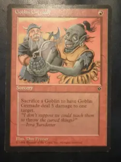 mtg magic goblin grenade gobeline 2 fallen empire ENGLISH - Image 1