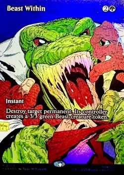 Magic The Gathering Spider-man Beast Within Foil - Image 1