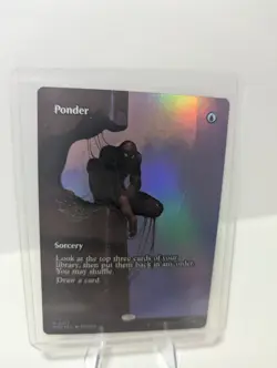 Ponder Spider-Man Magic MTG (Borderless) Mythic FOIL - Image 1