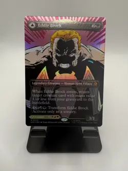 MTG Eddie Brock (0233) (Borderless) Marvel's Spider-Man Foil - Image 1