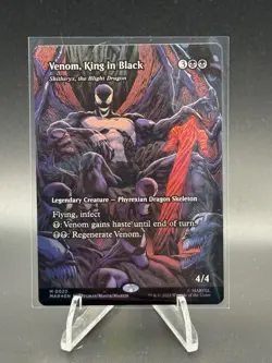 Venom, King in Black - Skithiryx, the Blight Dragon (Borderless) - Foil - LP! - Image 1