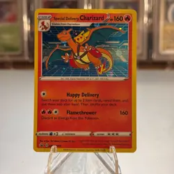 Pokemon TCG Special Delivery Charizard SWSH075 Near Mint Holo Promo Pikachu NM/M - Image 1