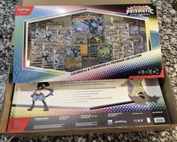 Pokemon TCG Prismatic Evolution Lucario ex & Tyranitar ex Premium Collection NEW - Image 1