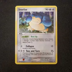 Snorlax Holo EX Fire Red & Leaf Green 15/112 Pokemon TCG - VLP - Image 1