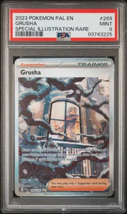 2023 POKEMON PAL EN-PALDEA EVOLVED SPECIAL ILLUSTRATION RARE #268 GRUSHA PSA 9 - Image 1