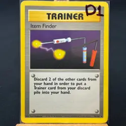 Item Finder - 74/102 - Base Set - Unlimited - Rare - Pokemon - WOTC - Damaged - Image 3