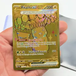 CARTA POKEMON PIKACHU EX GOLD 179/131- ITA - EVOLUZIONI PRISMATICHE - NEAR MINT - Image 2