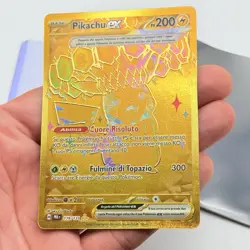 CARTA POKEMON PIKACHU EX GOLD 179/131- ITA - EVOLUZIONI PRISMATICHE - NEAR MINT - Image 3