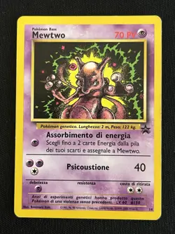 Pokemon Mewtwo Blackstar Promo italiano 14 - Image 1