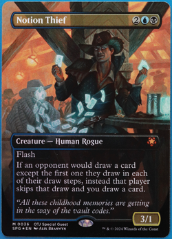 Notion Thief FOIL Special Guests NM Extended / Full Art CARD (500396) ABUGames - Image 1