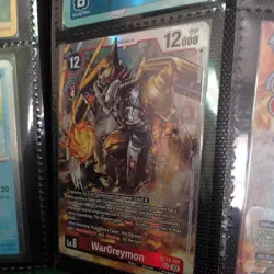 WarGreymon BT14-101 Blast Ace (Secret Rare) Digimon Card - Image 3