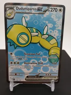 Dudunsparce ex 178/159 Full Art - 2025 Pokemon Card JTG EN Journey Together NM - Image 1