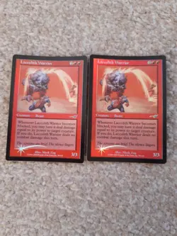 MTG - 2x Laccolith Warrior (Foil) - Nemesis - NM - Image 1