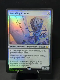 Scrawling Crawler Rare #0132 Foundations Magic the Gathering Foil Near Mint - Image 1