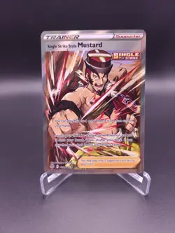 Pokemon TCG Single Strike Style Mustard TG28/TG30 Brilliant Stars NM - Image 1