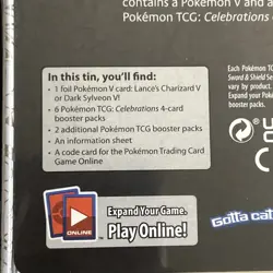 Pokemon Tcg 25th Anniversary Celebrations Lances Charizard Tin New And Sealed! - Image 4