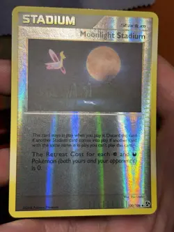 Moonlight Stadium 100/106 Great Encounters Reverse Holo Pokemon TCG 2008 - Image 4