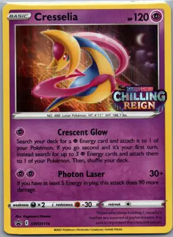 Cresselia SWSH114 - Pokemon TCG SWSH Black Star Promos - Stamped Promo (NM) - Image 1