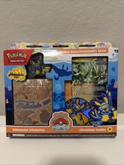 Pokemon 2024 World Championship Deck Crushing Thorn Iron Thorns Ex New Sealed - Image 1
