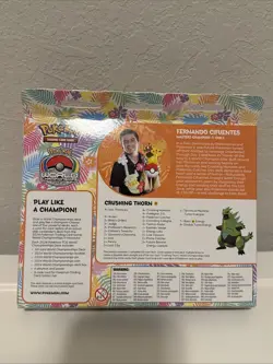 Pokemon 2024 World Championship Deck Crushing Thorn Iron Thorns Ex New Sealed - Image 3