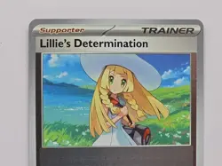 Lillie's Determination Reverse Holo 119/132 Uncommon Pokemon Mega Evolution - Image 2