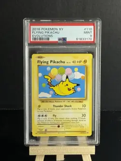 Pokemon XY Evolutions 110/108 Flying Pikachu PSA 9 - Image 1