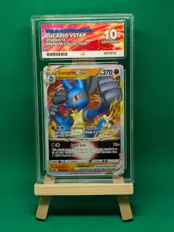 Pokemon Black Star Promo Lucario vStar - Ace Graded Perfect 10 Slab | UK Seller - Image 1