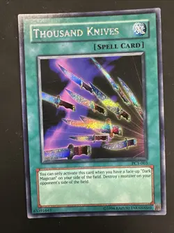 Yugioh - Thousand Knives PCY-E003 Secret Rare - Image 1
