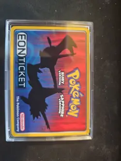 EON TICKET Pokemon E-Reader Event Card TCG GBA 3DS Unlockable Content RARE - Image 1