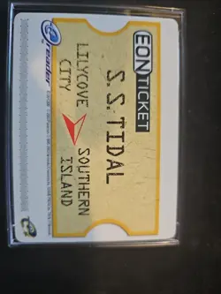 EON TICKET Pokemon E-Reader Event Card TCG GBA 3DS Unlockable Content RARE - Image 3