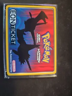 EON TICKET Pokemon E-Reader Event Card TCG GBA 3DS Unlockable Content RARE - Image 4