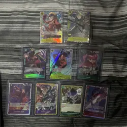 One Piece TCG 9 Card Lot (Sealed Promos/SR/SEC/ And More!)(Bargain!)💥(NM)💎 - Image 1