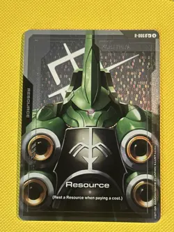 Resource (R-006) - Gundam Card Game #R-006 - Newtype Rising - NM / Mint Single - Image 1
