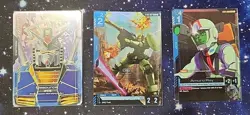 Gundam Card Game Alt Art Leo, Aurora Ray, And Gundam Resource 2 Star - Image 1