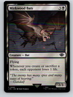 Magic the Gathering Mirkwood Bats The Lord of the Rings MTG Free Shipping! - Image 1