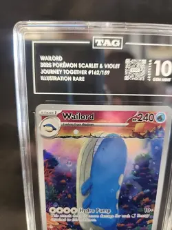 Pokemon 2025 Wailord 162/159 IR Scarlet & Violet - Journey Together TAG 10 - Image 3