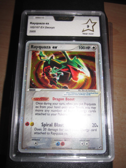 POKEMON PCA 9 (◕‿◕✿) RAYQUAZA EX 102/107 EX DEOXYS ENGLISH VHTF POP 1 NO PSA - Image 1