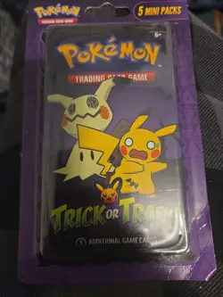 2024 Pokemon Trick Or Trade Booster Pack Blister(5 Mini Packs) SEALED - Image 1