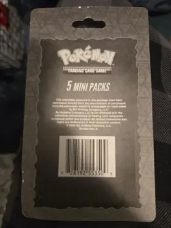 2024 Pokemon Trick Or Trade Booster Pack Blister(5 Mini Packs) SEALED - Image 2