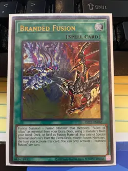 YUGIOH- Branded Fusion - OP22-EN002 - Ultimate Rare - OTS Ultimate NM - Image 1