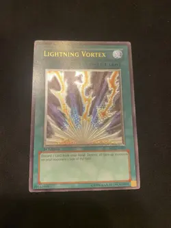 Yugioh Lightning Vortex Ultimate Rare 1st Edition FET-EN040 Moderately Played - Image 1
