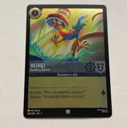 Heihei 185/204 Disney Lorcana Archazia's Island Common Cold Foil Card NM - Image 1