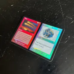 MTG Magic the Gathering card Fire and Ice from Apocalypse Foil - Image 3